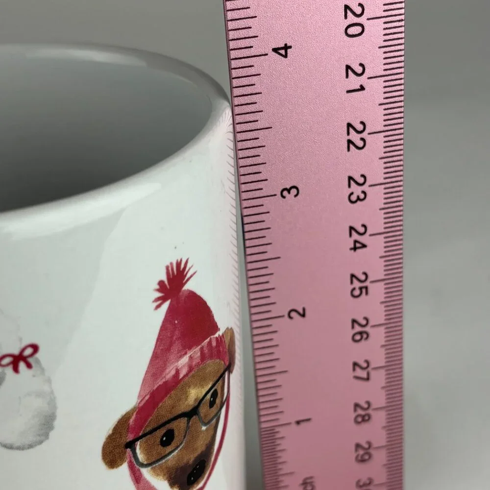 Whimsical Dog with Glasses Sur La Table Mug